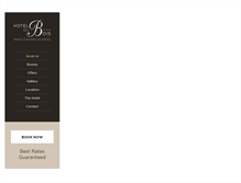 Tablet Screenshot of hoteldubois.com